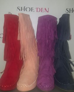 Brand new moccasin boots