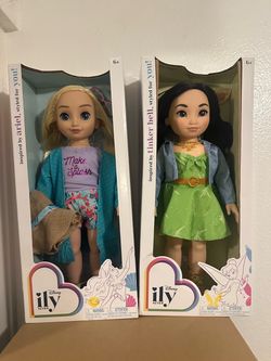 Disney ILY 4 Ever Inspired By Ariel & Tinker Bell 18" Doll And Accessories-Brand New