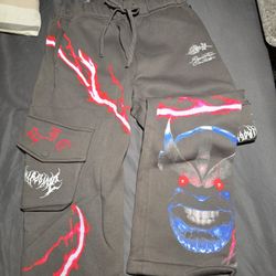 Civil Regime x Marvel Thanos Sweatpants M