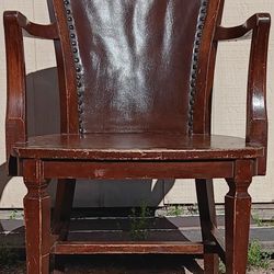 Antique 1904 Doten  Dunton Desk Arm Chair 