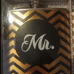 2 New Matching Wedding Flasks 