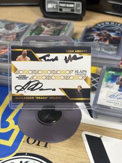 Alexander Volkov x Tank Abbott Dual Auto Card