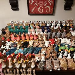 Beanie Babies Vintage 133 Total With Tags Excellent Condition 
