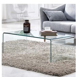 Premium Tempered Glass Coffee Table,Small Modern Clear Coffee Table for Living Room,Match Well with Rug (39.4x19.7x13.8)
Premium, Living Room, Match W