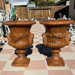 New Flower Pots Made Out Of Cement Perfect Gift 🎁 