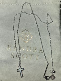 Kendra Scott Opal Cross pendant and necklace