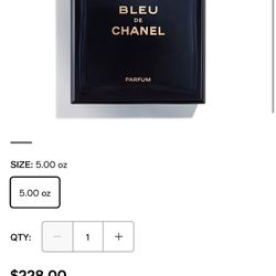 Bleu De Chanel Paris Parfum Men 