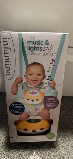 2 in 1 music & lights doorway jumper