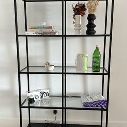 Ikea metal and glass shelf! 