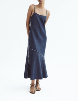 a line blue prom dress A Line V Neck Backless Royal Blue Lace Long Prom Dresses with High Sli   morievent