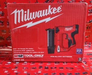 Milwaukee New 23 Pin Nailer M12