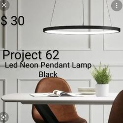 Brand New Project 62 Led Neon Pendant Lamp Adjustable 