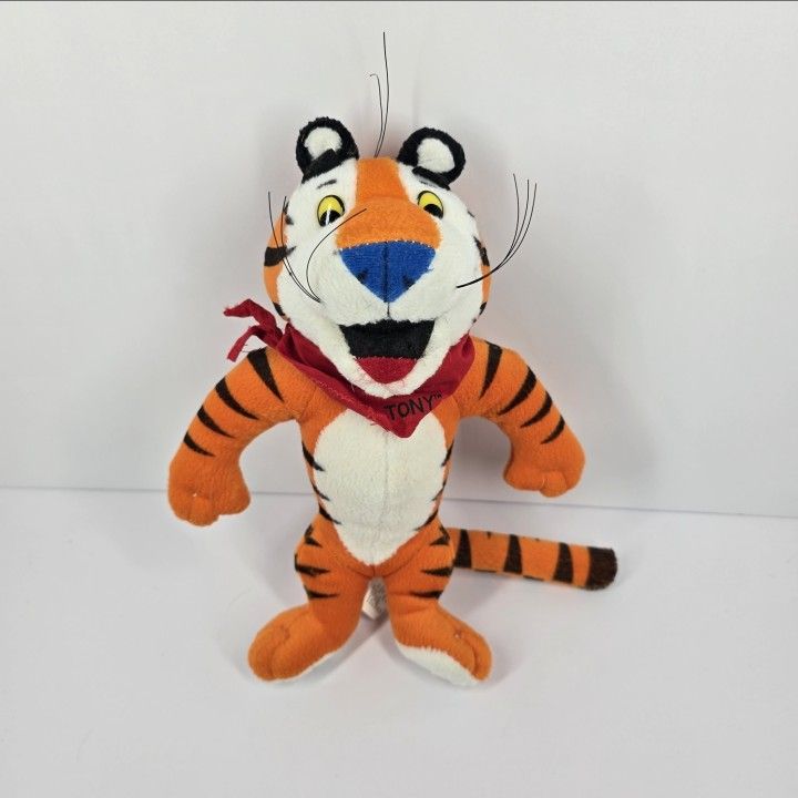 1993 Kellogg's Tony The Tiger Plush 9" Stuffed Animal Frosted Flakes Sasco VTG