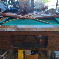 Coin Operated Pool Table
