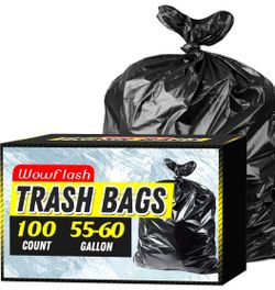 Wowflash Trash Bags size Large 100 count