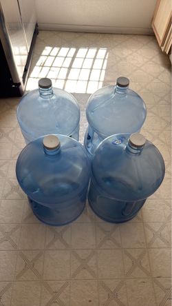 Four 5 gallon Water Bottle - BPA Free