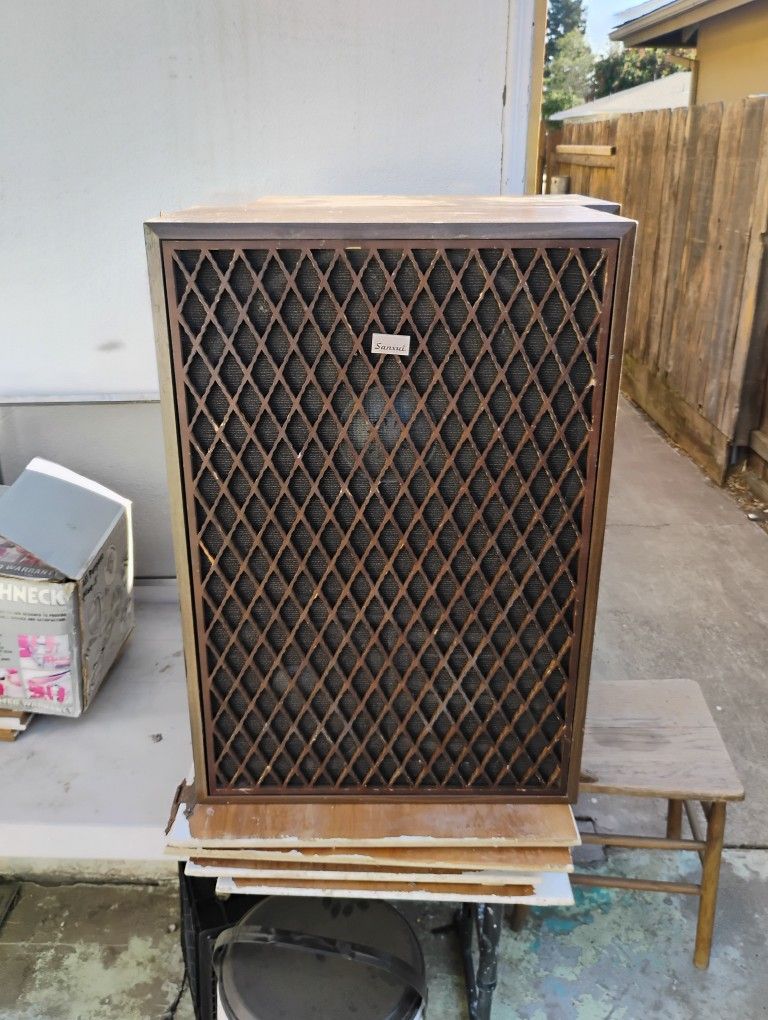 Sansui SP-X7 4 Way 5 Stereo Speaker System