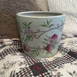 Large Porcelain Heavy Planter