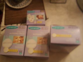 Nursing pads and nursing bags 4 boxes total