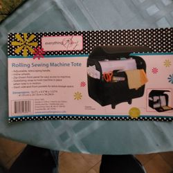 Rolling Sewing Machine Tote