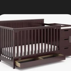 Grace Hadley 5 In 1 Crib With Changing Table 