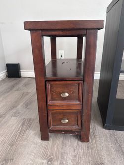 Little brown side table