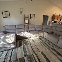 Sofa with 3 Recliners