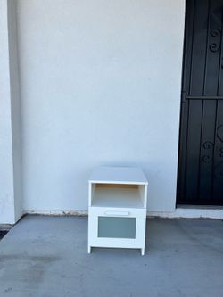ikea side table nightstand end table 16 W x 16 L x 24 H inches