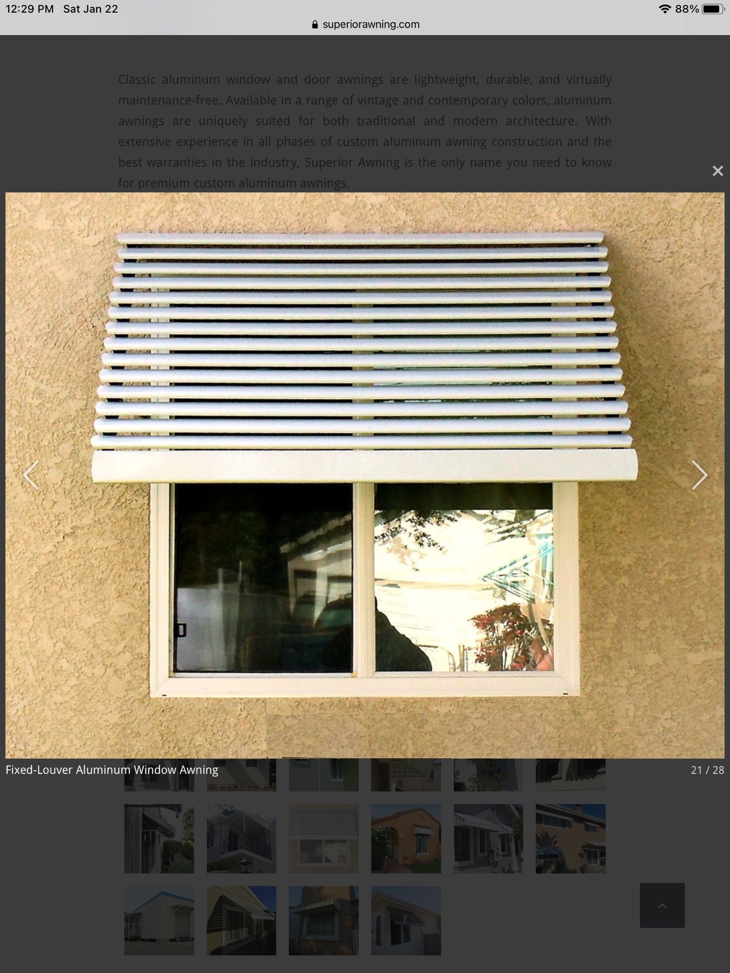 Window Awning