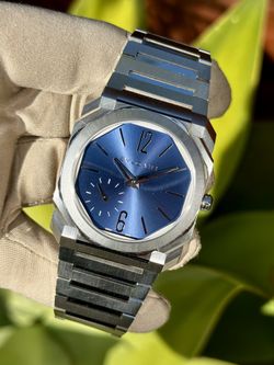 Bulgari Octofinissimo Extra Thin blue Dial