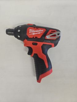 Milwaukee 2401-20 M12 Cordless 1/4" Hex Screwdriver TOOL ONLY P817693-S3