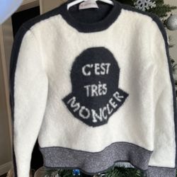 Baby Girl Moncler Sweater In Great Condition 