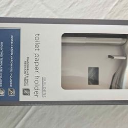 Brushed Nickel Toilet Paper Holder