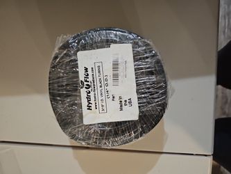 Hydro Flow Vinyl Tubing Black 3/16 in ID - 1/4 in OD 100 ft Roll, Model Number: 708220
