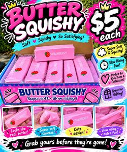 Strawberry Butter Squishy Slow Rising Toy
