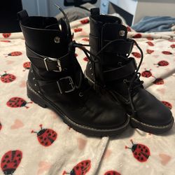 black military boots