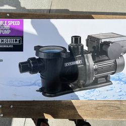Everbilt 1HP Variable Speed Pool Pump 