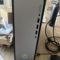 HP - OmniDesk Slim Desktop - Intel Core i3 - 8GB DDR5 Memory - 256GB SSD - Meteor Silver