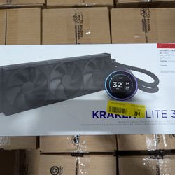 NZXT Kraken Elite 360 RGB RL-KR36E-B1 360mm AIO CPU Liquid Cooler LCD Black New