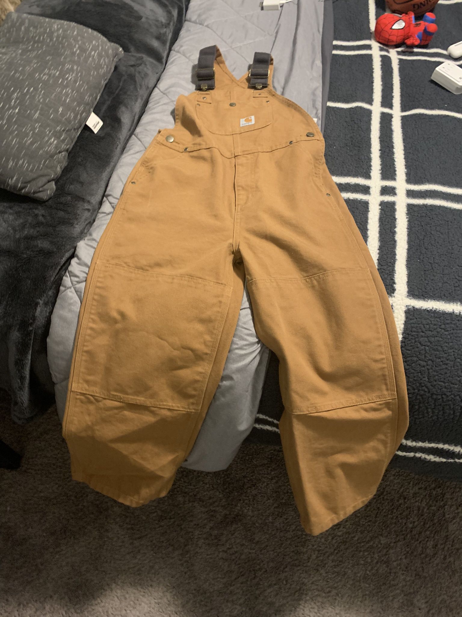 Carhartt boys Bib overalls Lined And Unlined 