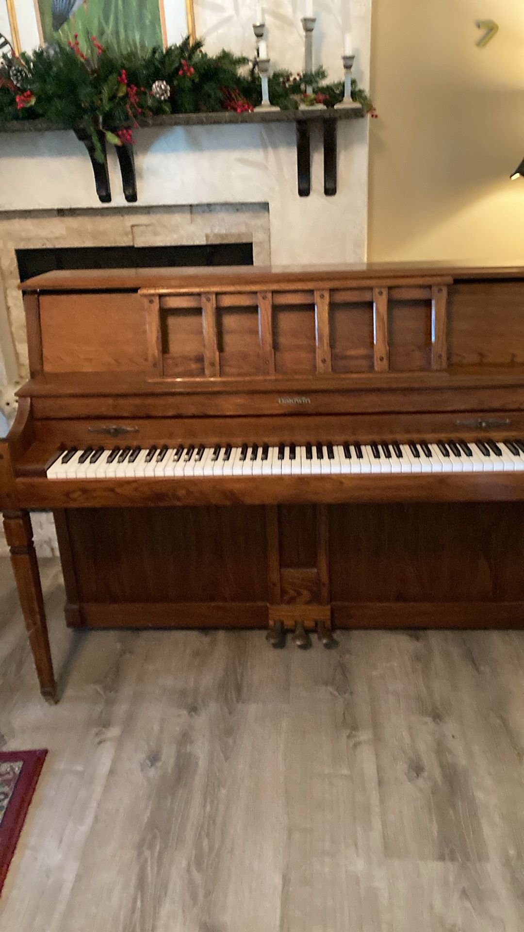 Baldwin Console Piano And Bench