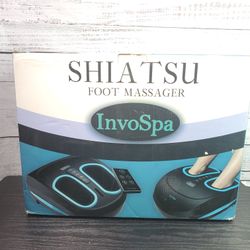 Invospa Shiatsu Foot Massager Machine w/ Heat Electric Deep Kneading Massager