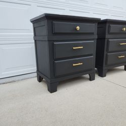 Gorgeous Nightstands Big And Solid Wood