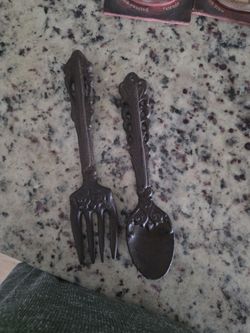 Cast Iron Decorative Fork Wall Decor