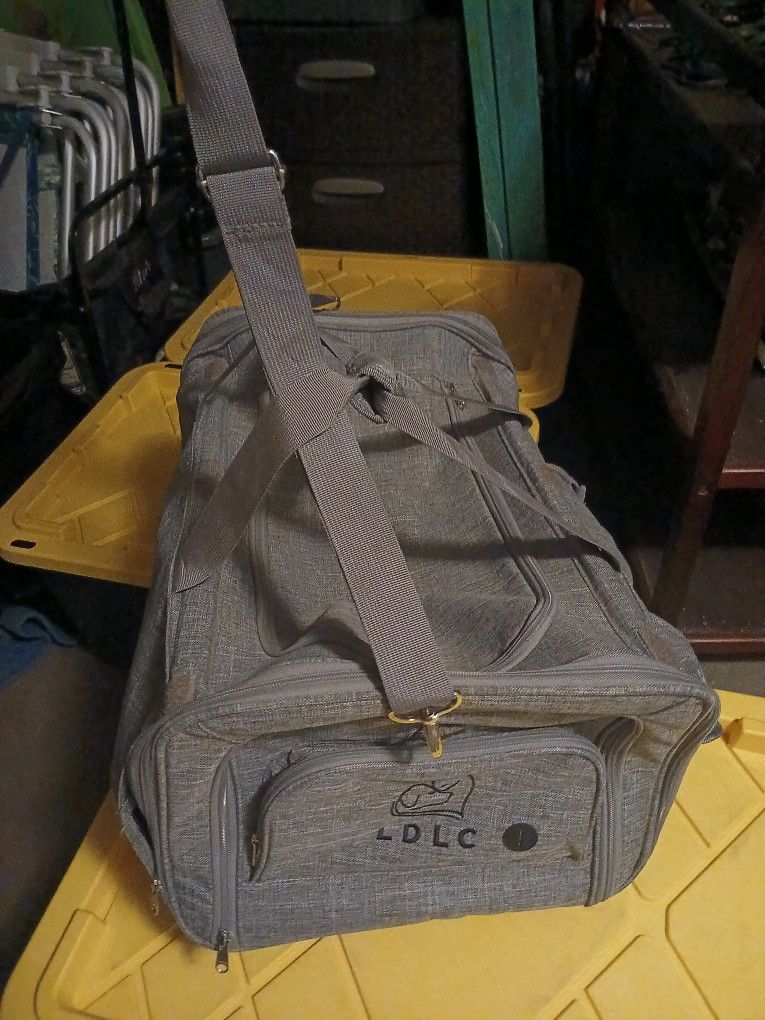 Dog Pull And Go Enclosed Stroller With Storage