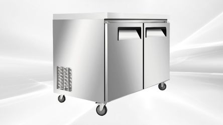 NSF 36 Ins Undercounter 2 Solid Doors refrigerator AUR-0976