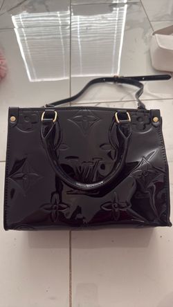 Faux Vernis Monogram Tote Bag