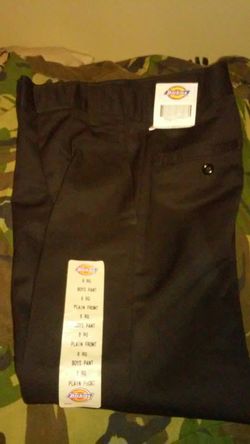 New Kids Dickies Black School pants size 8