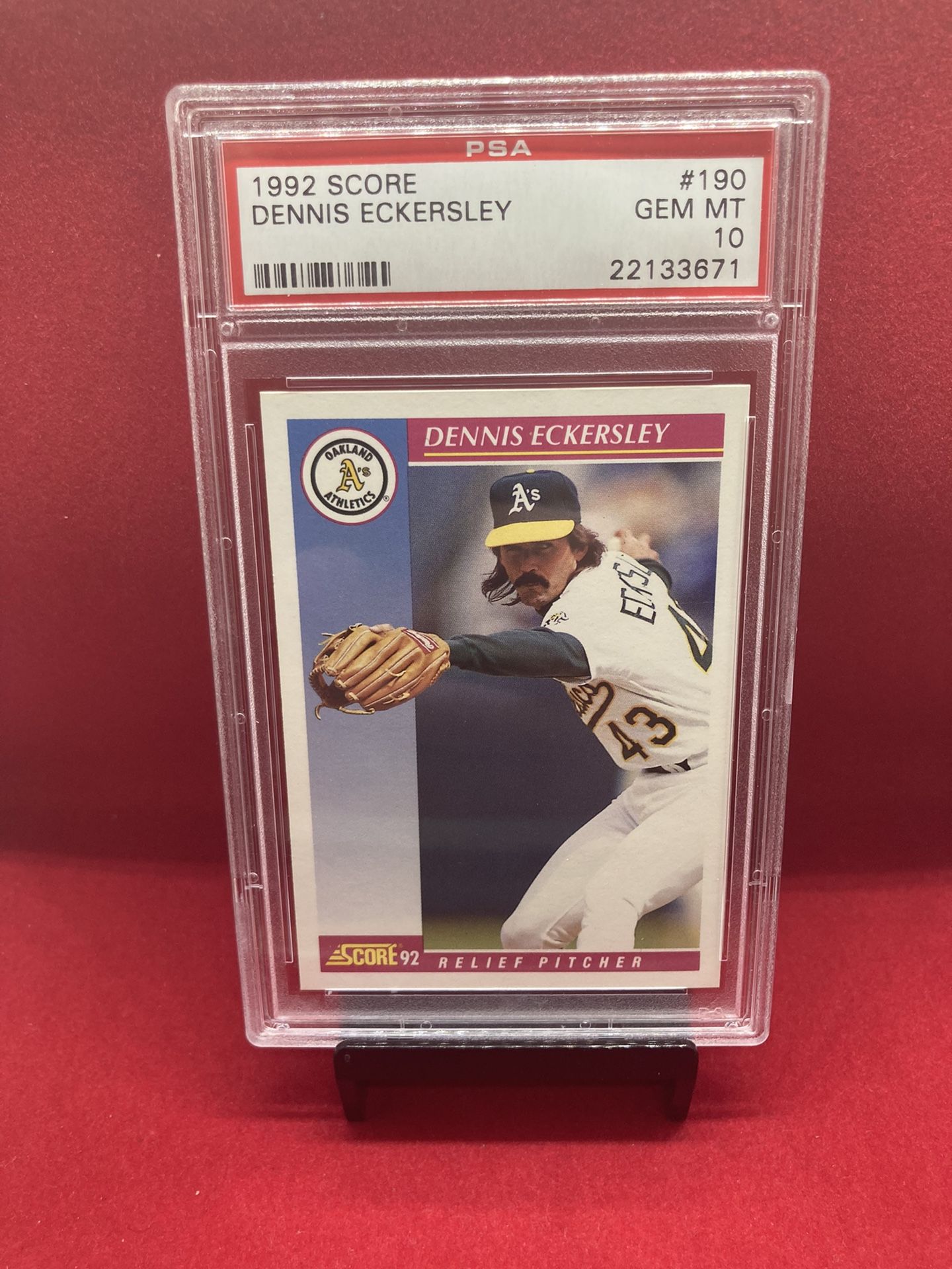 Dennis Eckersley PSA 10
