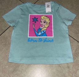 Toddler Girl’s Frozen Elsa T-Shirt, Size 12-18 Months, 5t